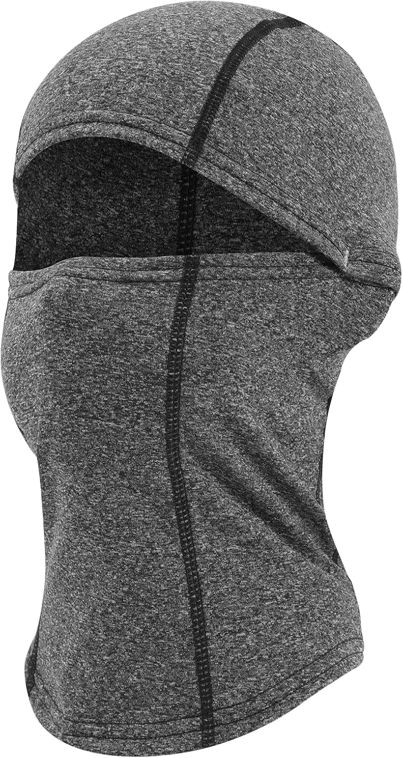 Beehow Store Kids Balaclava Ski Mask Scarf, Kids Fleece Gaiter Cold Weather Full Face Mask for Boys & Girls - Black - Image 1
